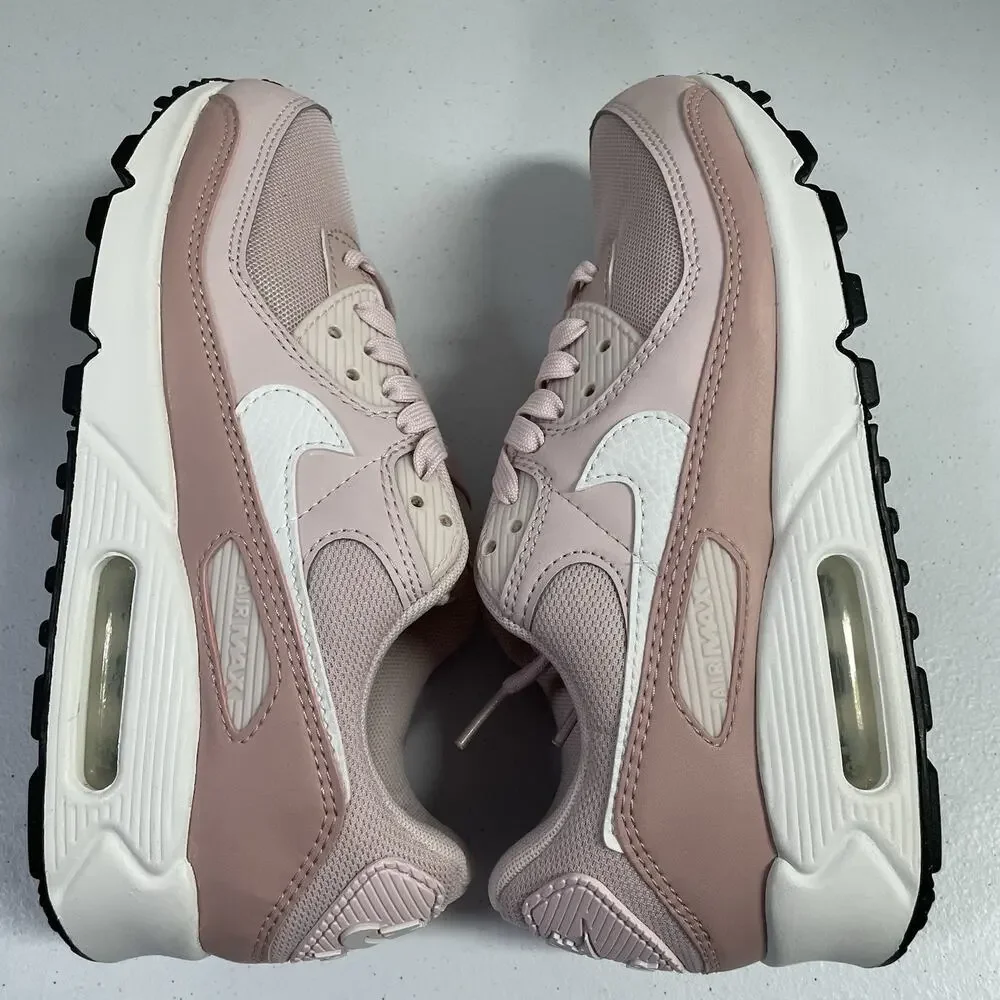 Nike Wmns Air Max 90 Barely Rose DH8010 600 Size 7 Women Pink White Black Retro